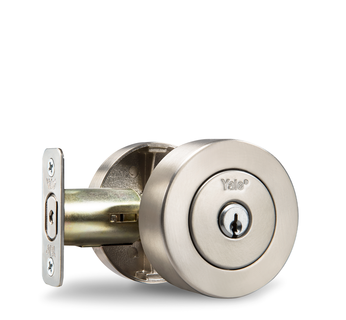 Deadbolt - Flat Round Single Cylinder