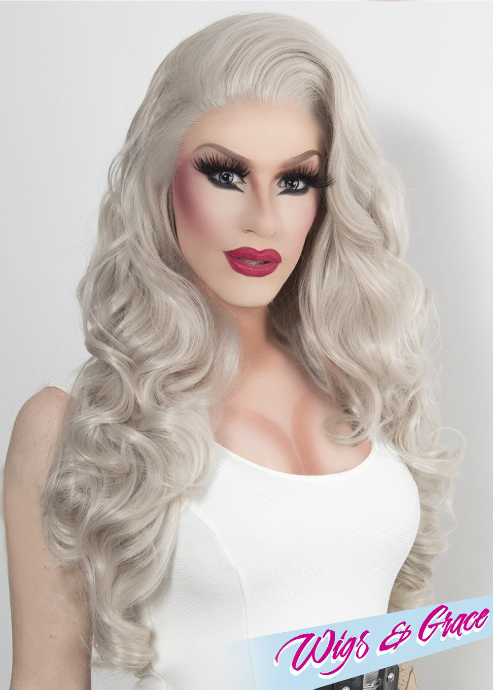 Silver Fatima Wigs And Grace
