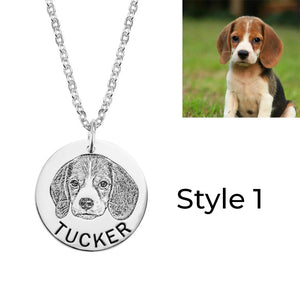 Personalised Pet Portrait Necklace United Bracelets