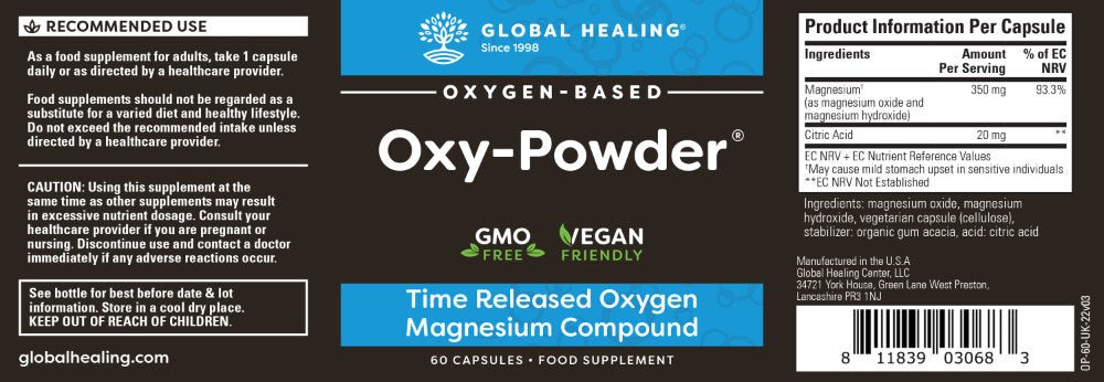 Buy Uk Oxy Powder Oxypowder Cleanse 120 Capsules Fast Uk Delivery Oxyhealth