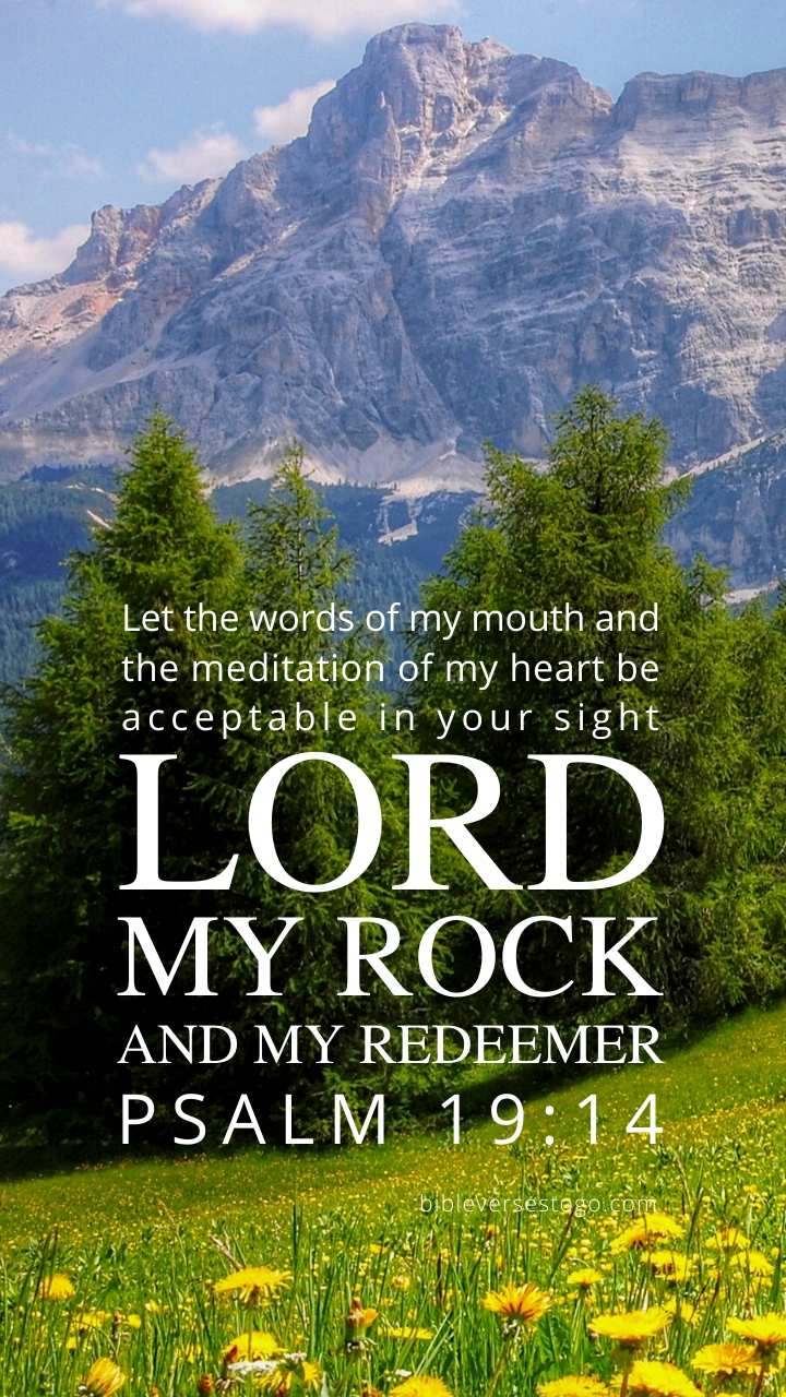 Mountain Pines Psalm 19 14 Phone Wallpaper Free Bible Verses To Go