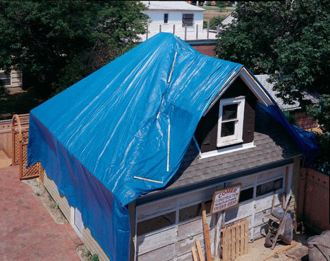 How To Cover Your Roof With Paterson Poly Blue Tarps