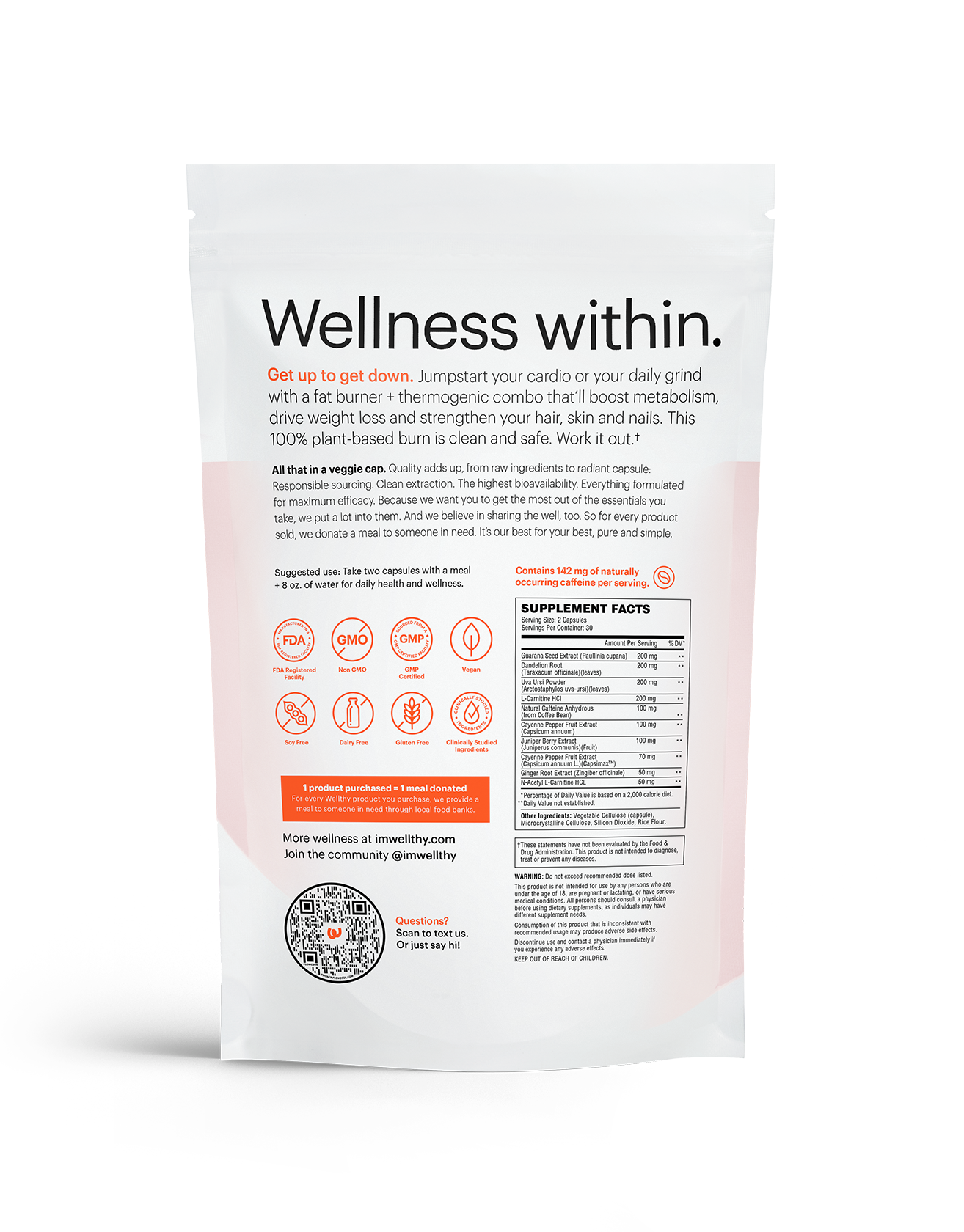 Wellthy Sweat Proven Thermogenic Fat Burner Supplementation
