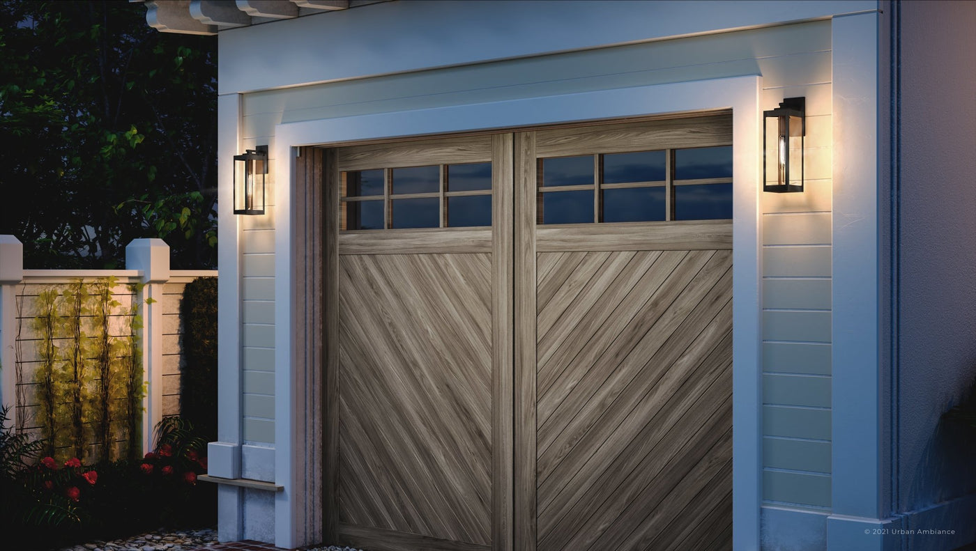 Uql1351 Modern Farmhouse Outdoor Wall Light 17 H X 6 W Estate Bronze Urban Ambiance