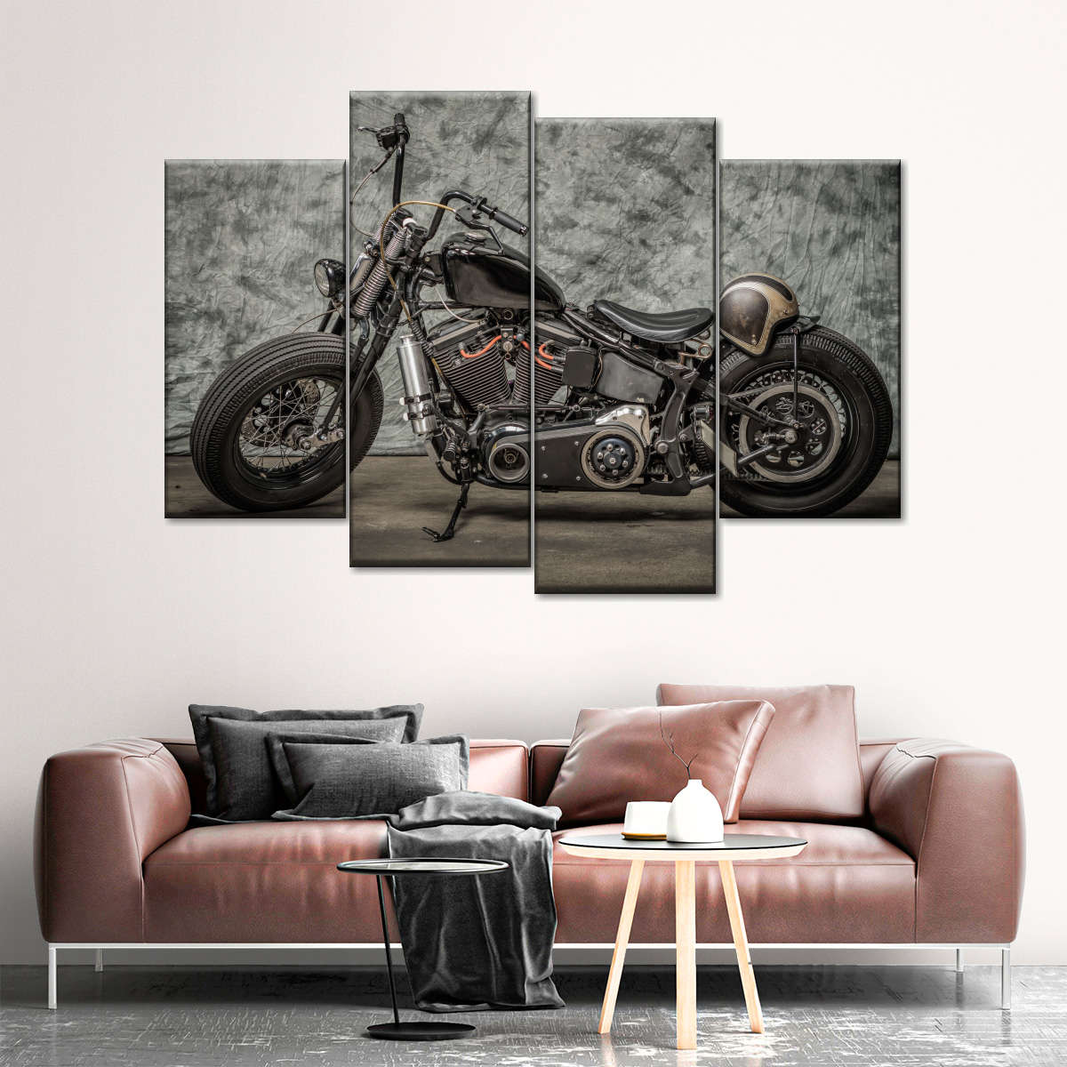 Harley Davidson Chopper Wall Art Photography