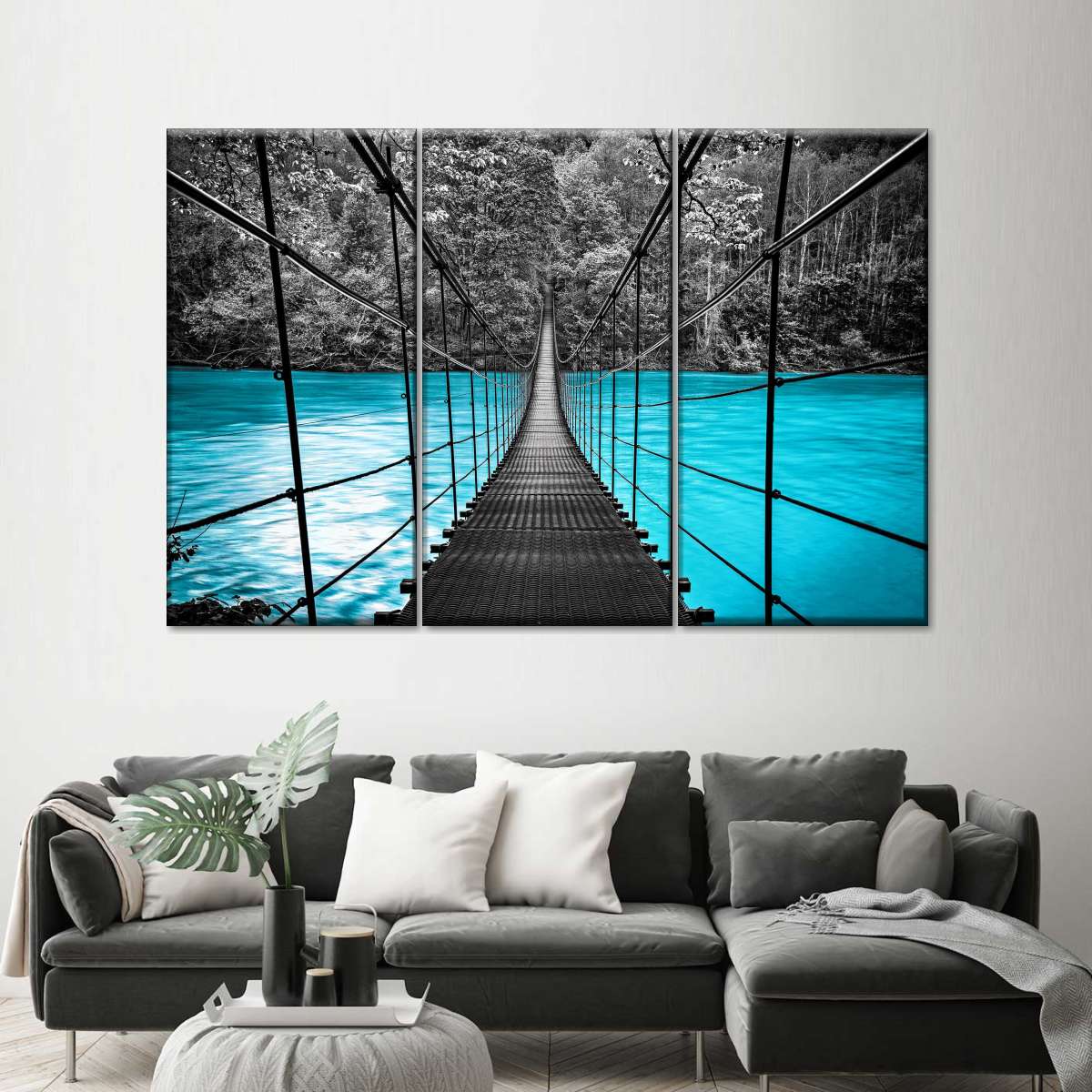 Suspension Bridge Wall Art Photography