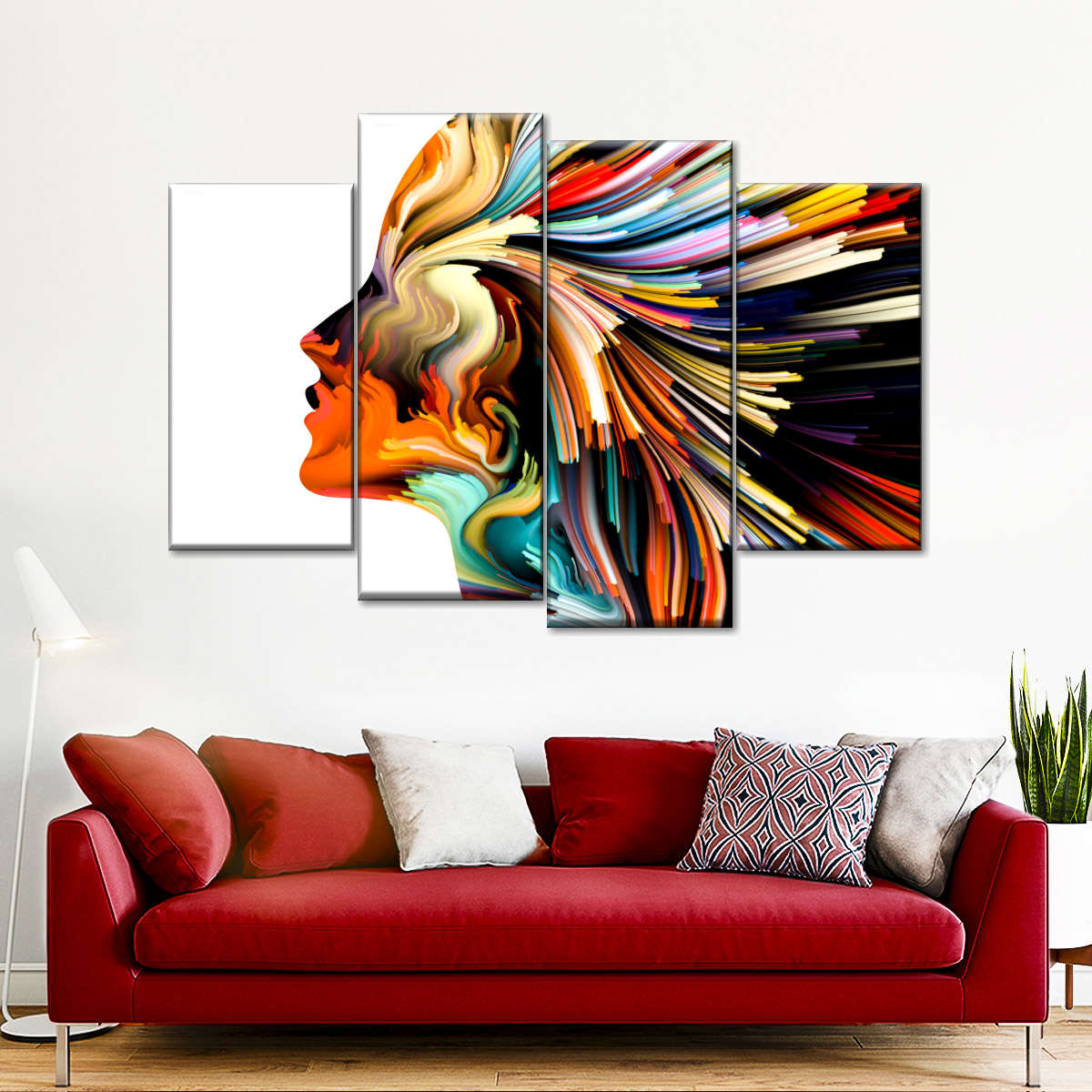 Profile Colors Wall Art Digital Art