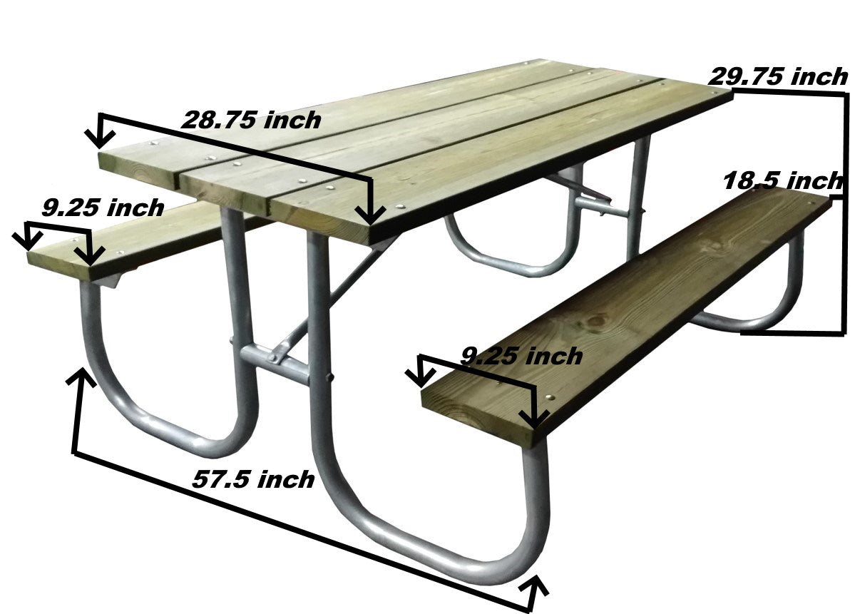 Welded Aluminum Picnic Table Frames Commercial Grade Frame Only Rosendale Picnic Tables