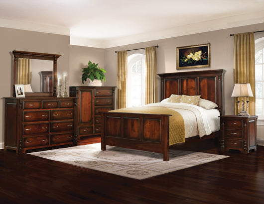 Solid Wood Bedroom Set From Harvest Home Interiors Amish Furniture