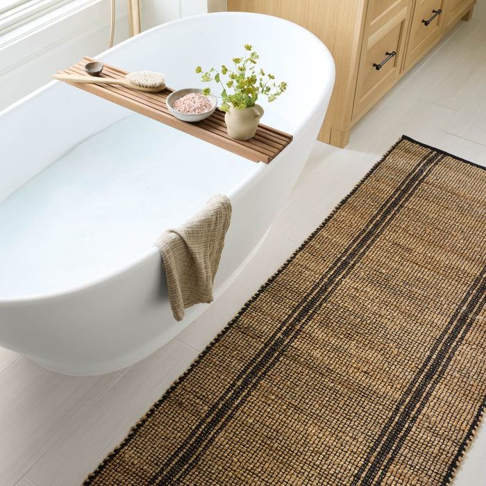Angela Rose X Loloi Colton Natural Black Rug Rug Weave