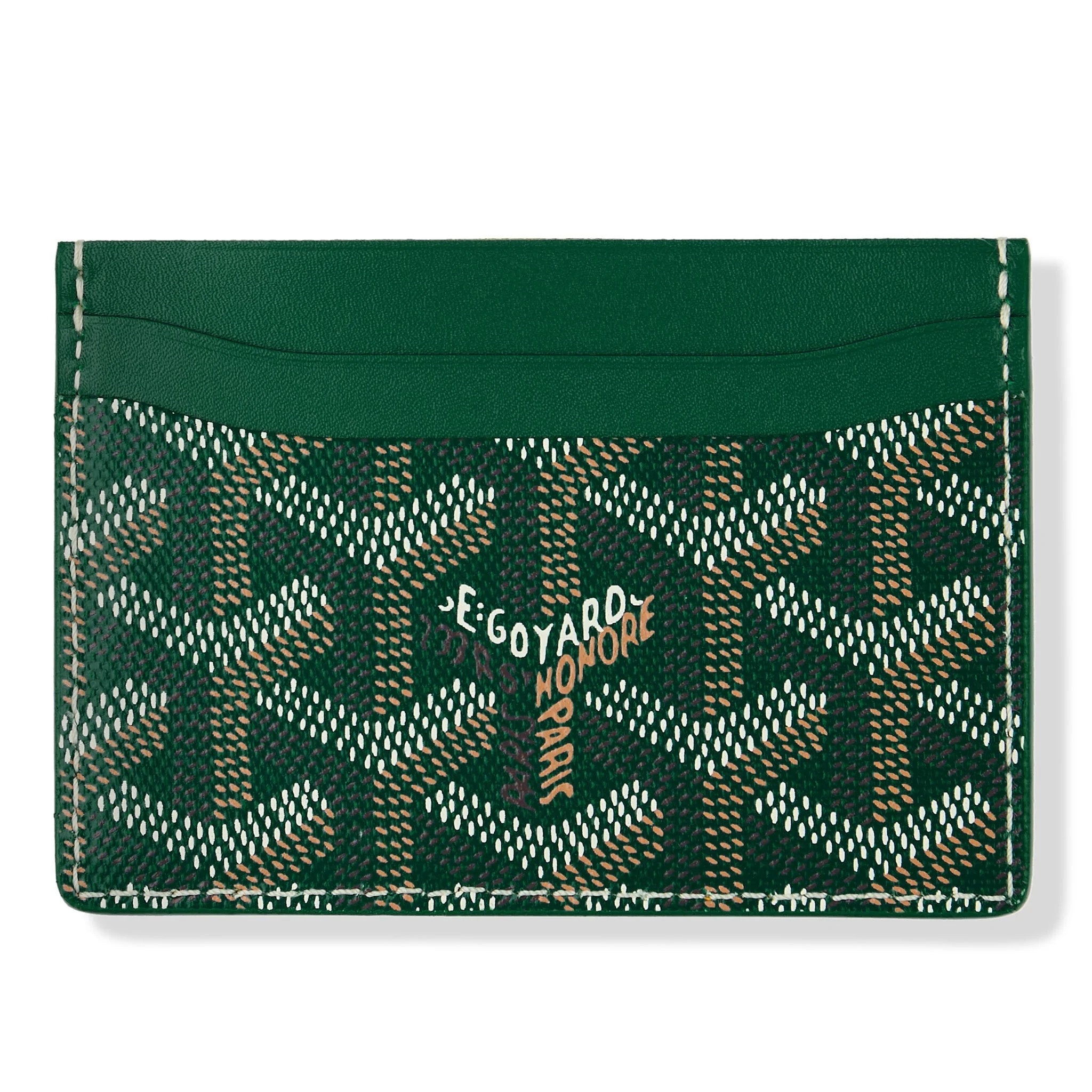 Goyard Saint Sulpice Green Card Holder Crepslocker