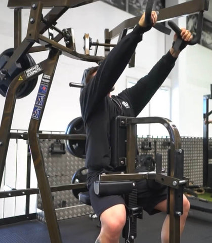 Machine High Row Correct Form Muscles Worked Benefits Set For Set