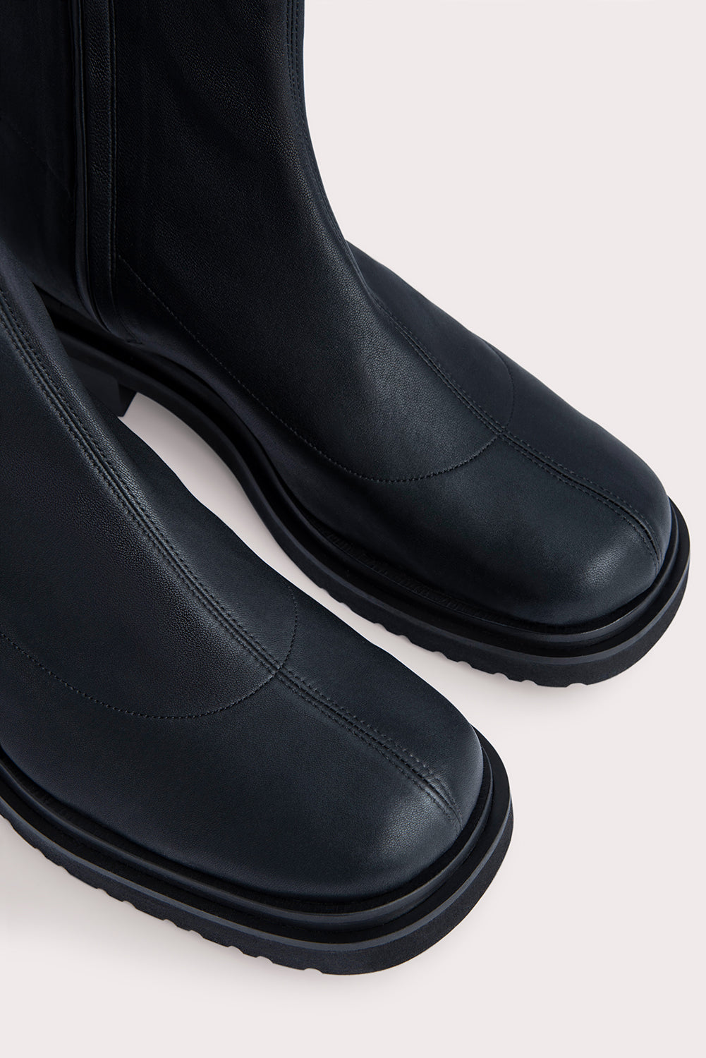 Kah Black Stretch Leather By Far