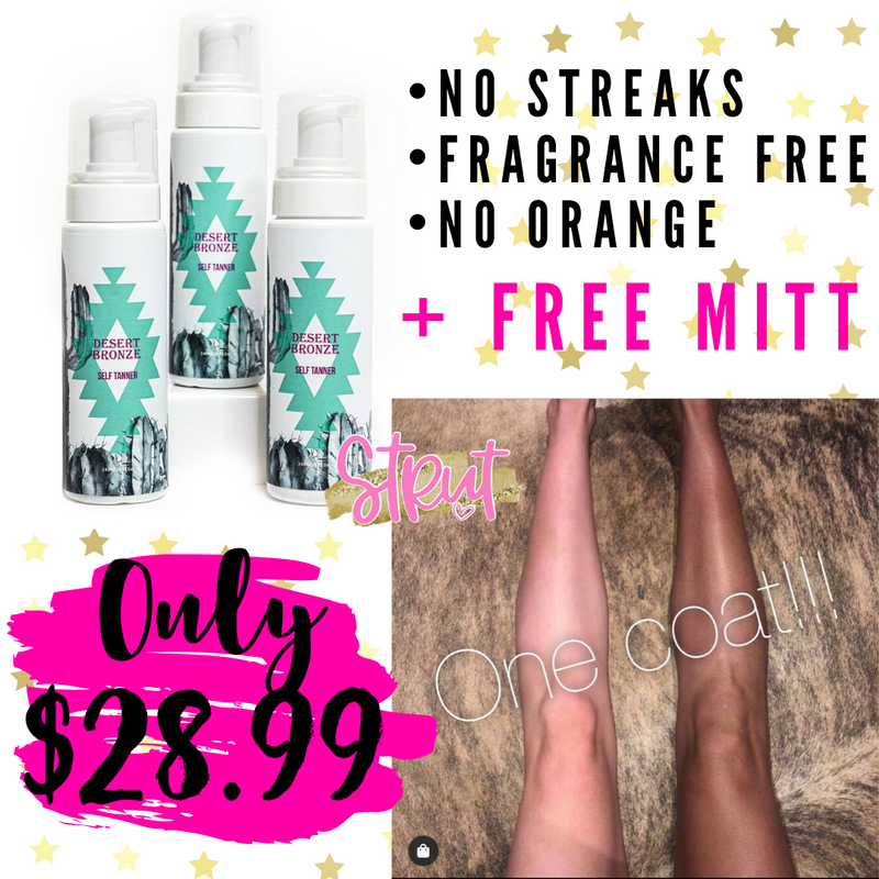 Desert Bronze Self Tanning Mousse Strut