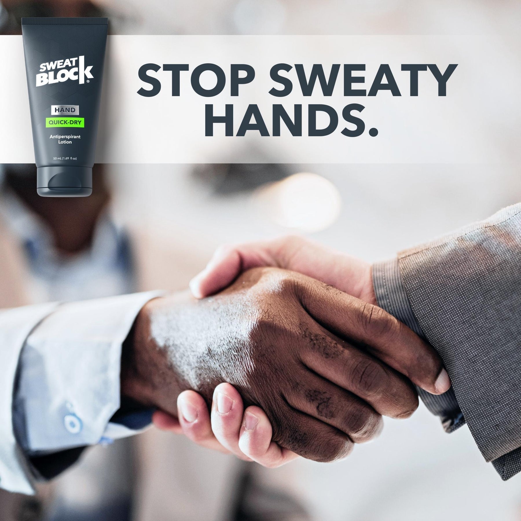 Quick Dry Antiperspirant For Hands Lotion For Sweaty Hands Sweatblock