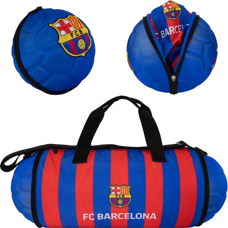 Official Fc Barcelona Collapsible Duffel Bag Maccabi Art