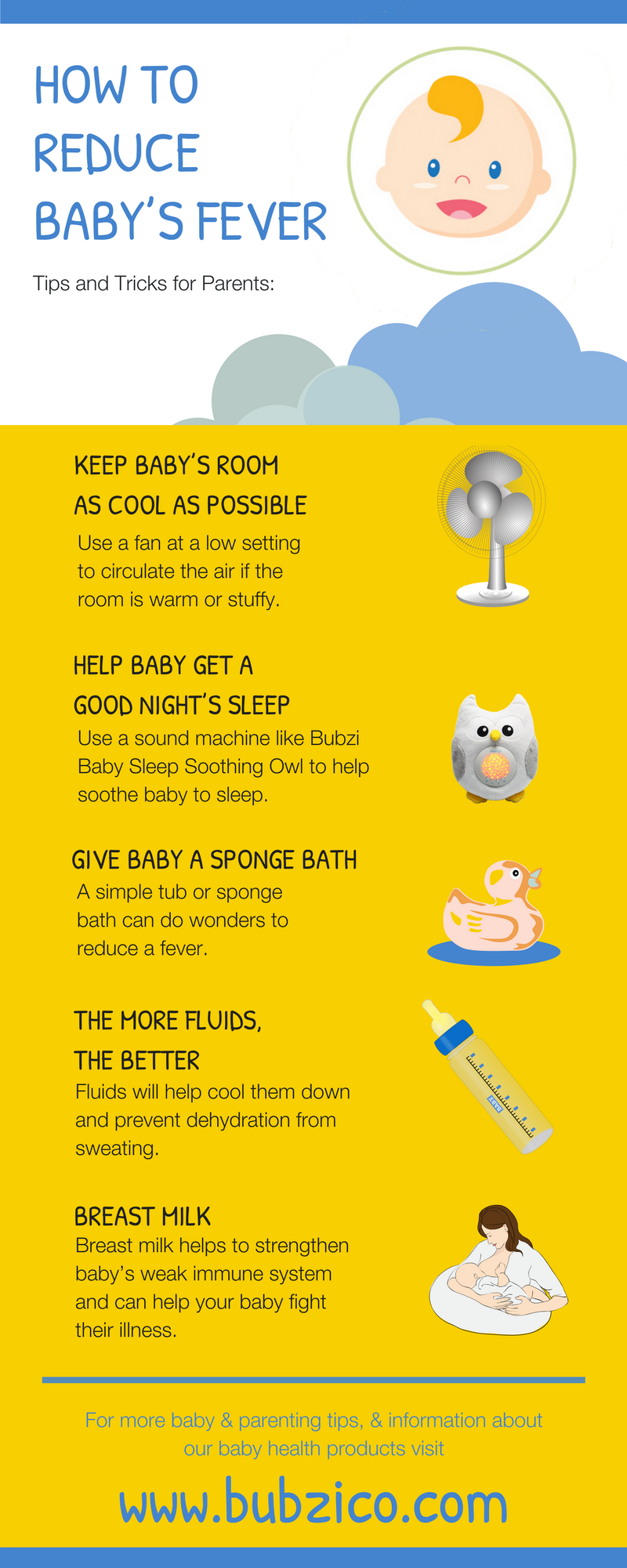 5 Natural Baby Fever Remedies For Your Little One Bubzi Co