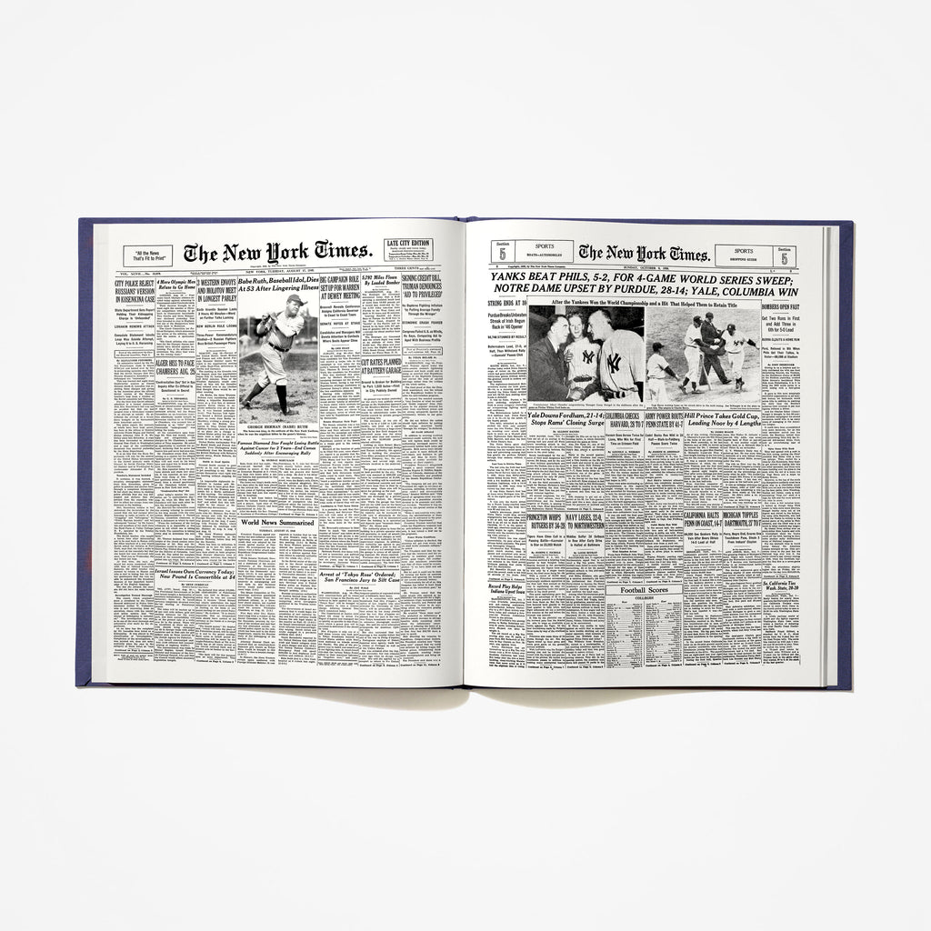 New York Times Deluxe Baseball Book The New York Times Store