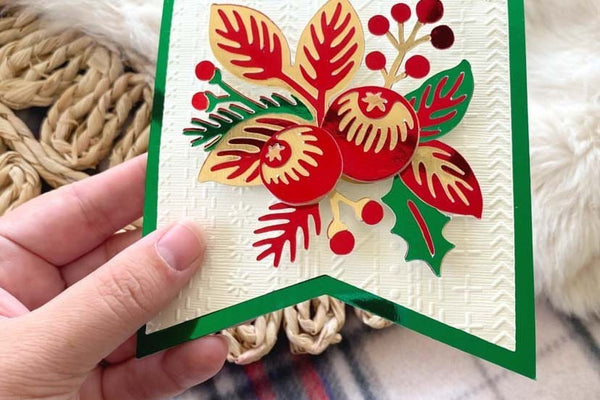 10 Handmade Christmas Card Ideas You Can Copy The 12x12 Cardstock Shop