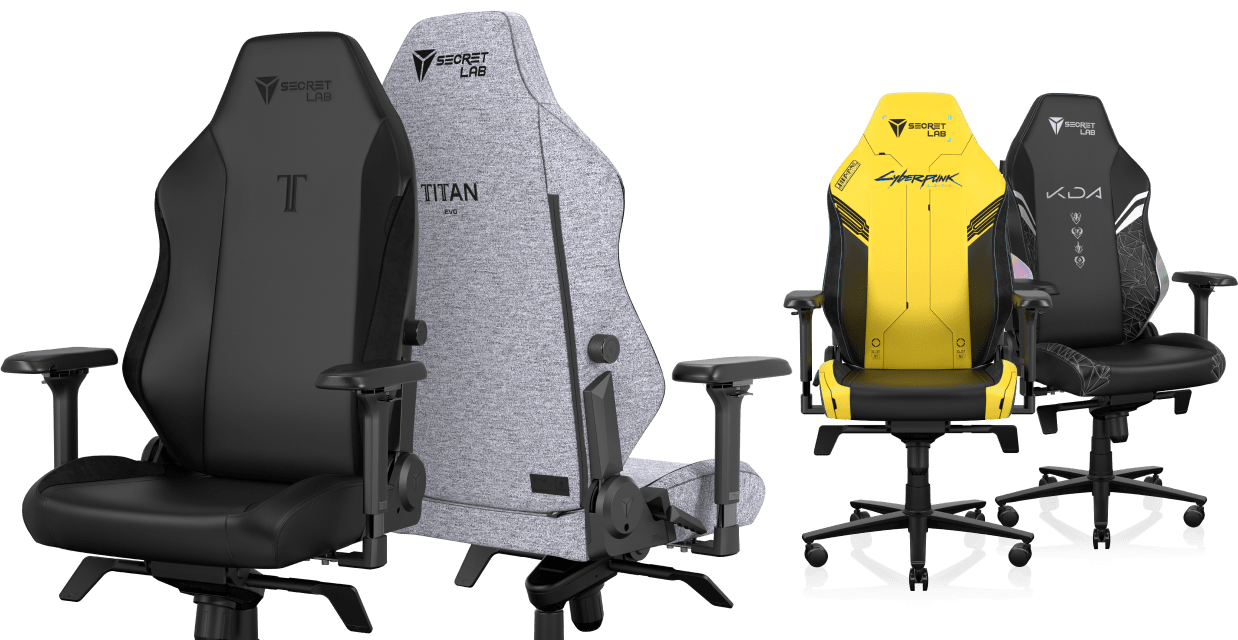 Different series of Secretlab gaming chair