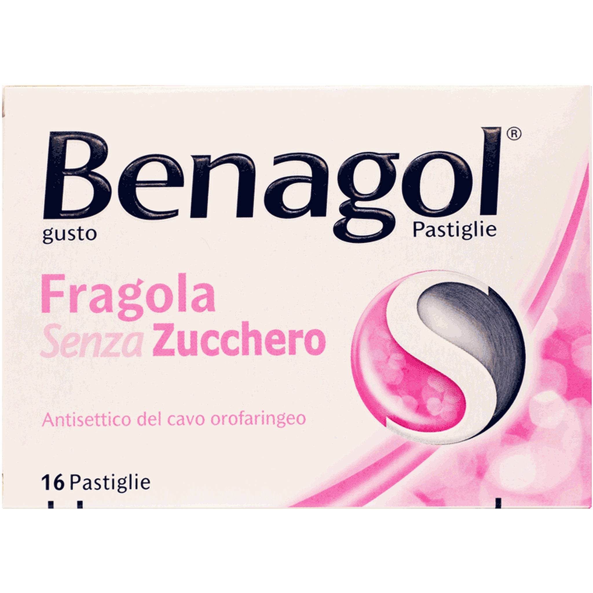 Benagol 16 Pastiglie Fragola Senza Zucchero Faol