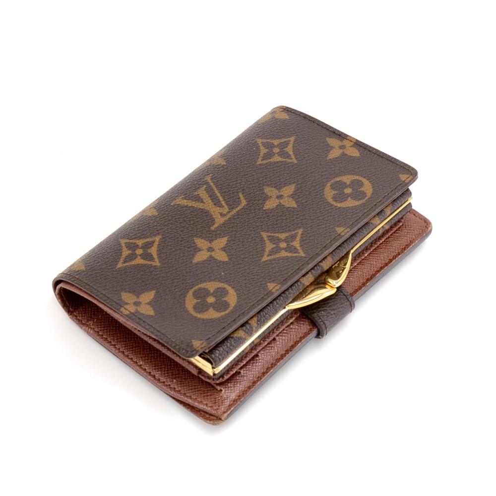 Louis Vuitton Porte Monnaie Billets Viennois Monogram Canvas Bifold Wallet Poshbag Boutique