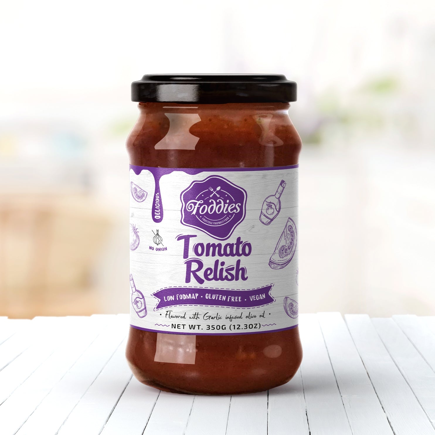Low Fodmap Tomato Relish Foddies