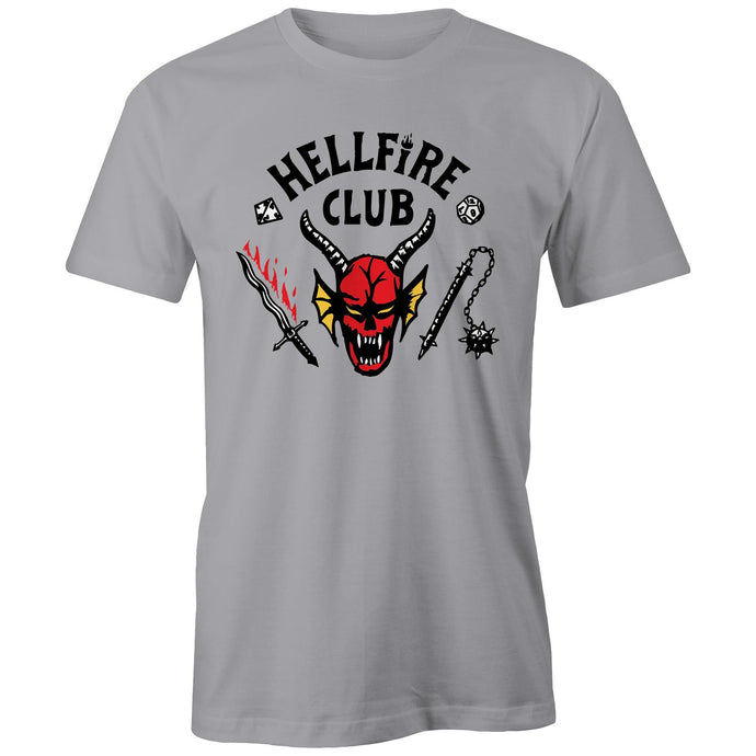 Hellfire Club T Shirt Mens Grey Online Ordering Only Lana Rose Fashion