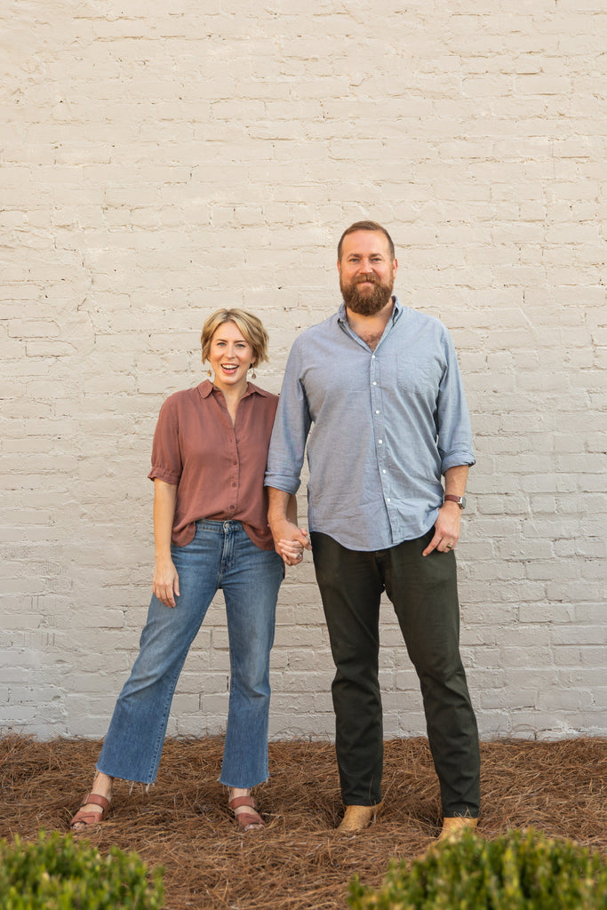 Erin and Ben Napier of HGTV's Home Town in Laurel MS