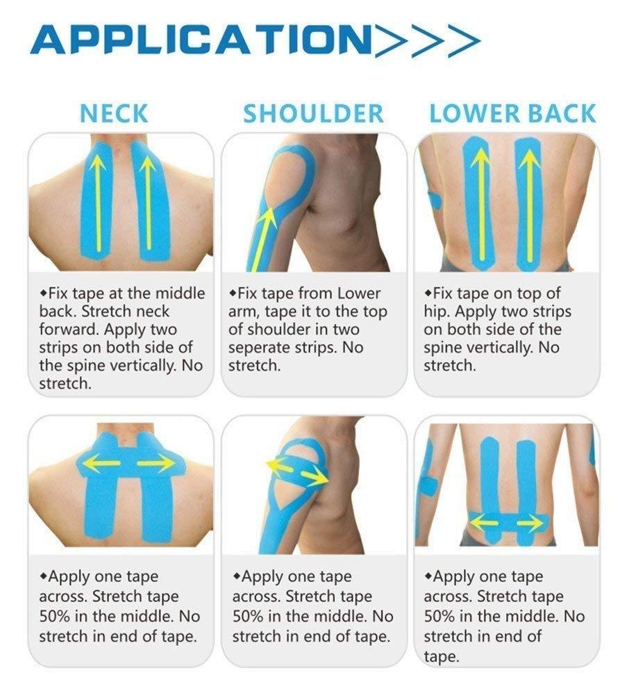 Kinesiology Tape For Muscle Pain Recovery Joyfit