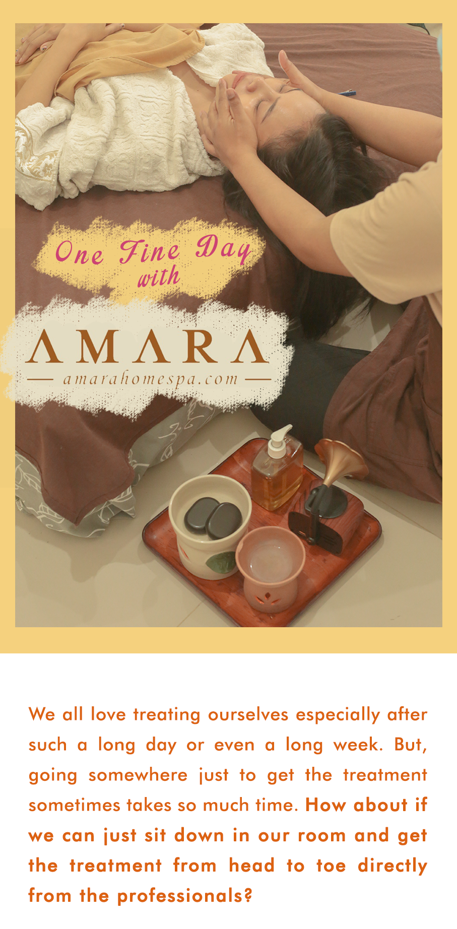 One Fine Day With Amara Home Spa