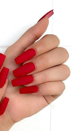 20 Creative Red Acrylic Nail Designs Beautybigbang