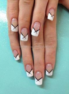 15 White French Tip Nail Designs Beautybigbang