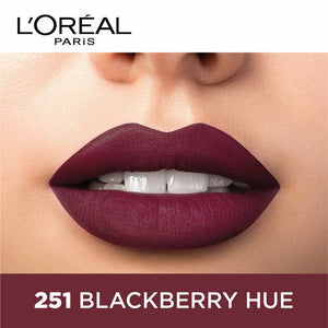 Buy L Oreal Paris Color Riche Moist Matte Lipstick 251 Blackberry Hue Online At Best Price Distacart