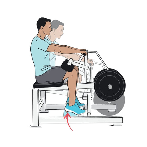 one leg calf raises