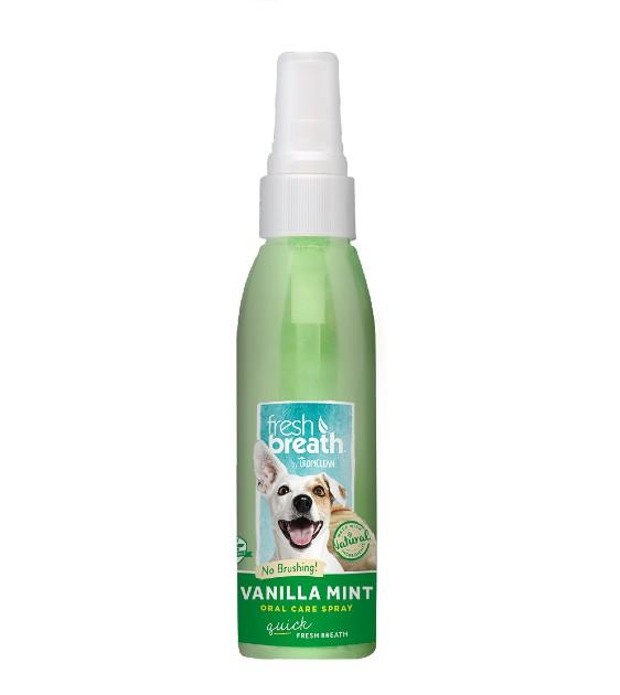 Tropiclean Fresh Breath Oral Care Spray For Dogs Peanut Butter Good Dog People