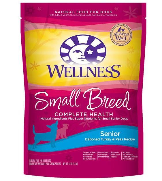 Wellness Complete Health Small Breed Senior Deboned Turkey Peas Dog Food Good Dog People