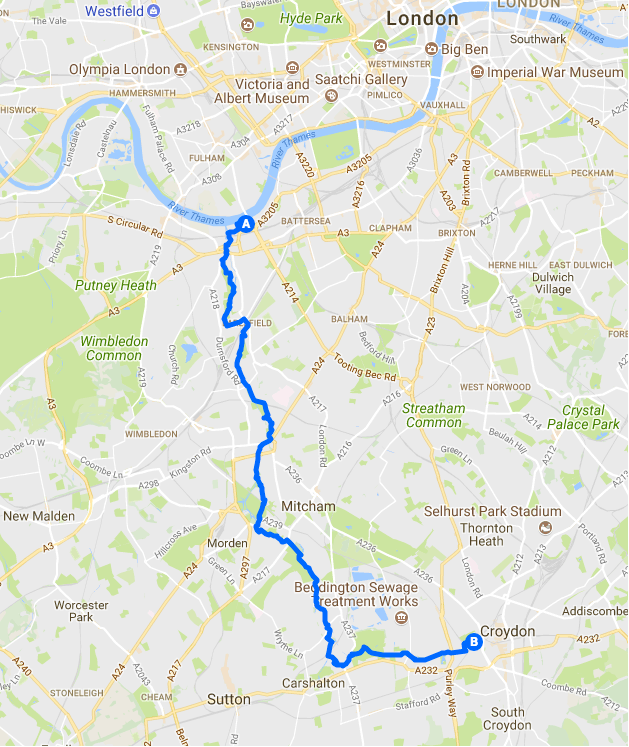 London Summer Series Ride 5 The Wandle Trail Beeline