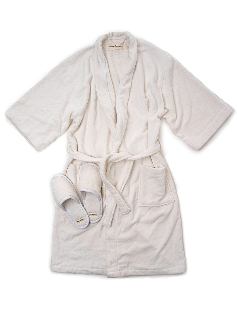 Robe Slipper Set Antique White Business Pleasure Co