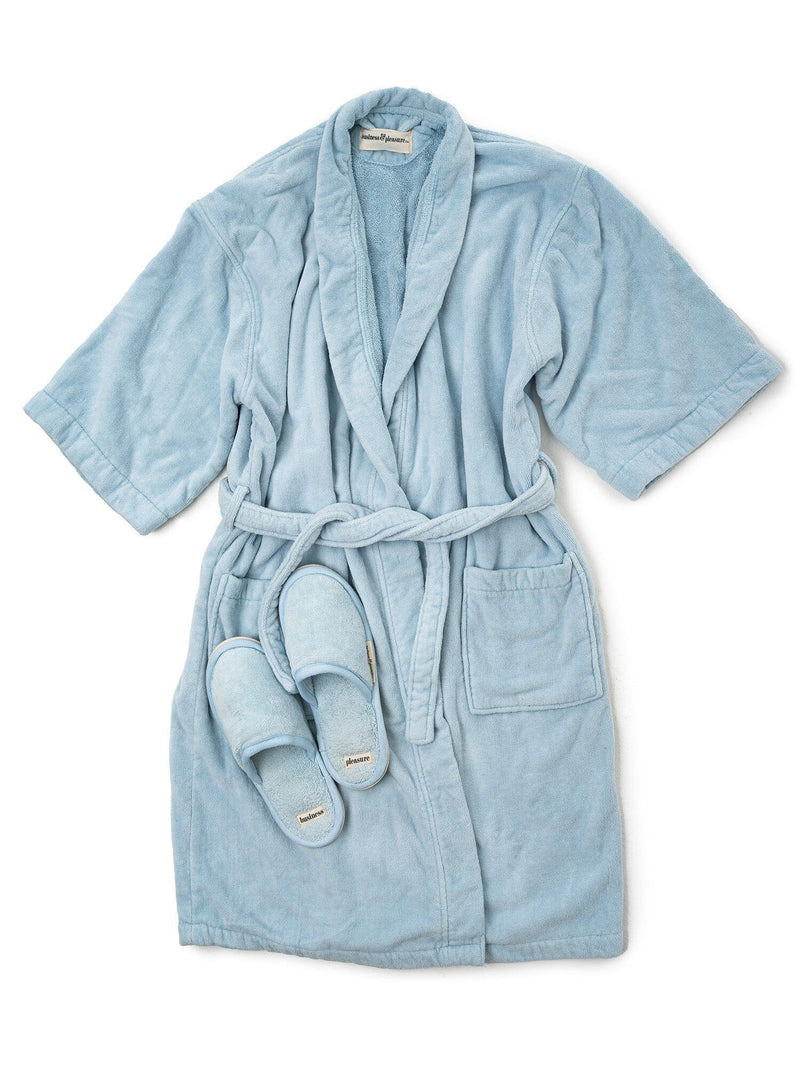Robe Slipper Set Vintage Blue Business Pleasure Co