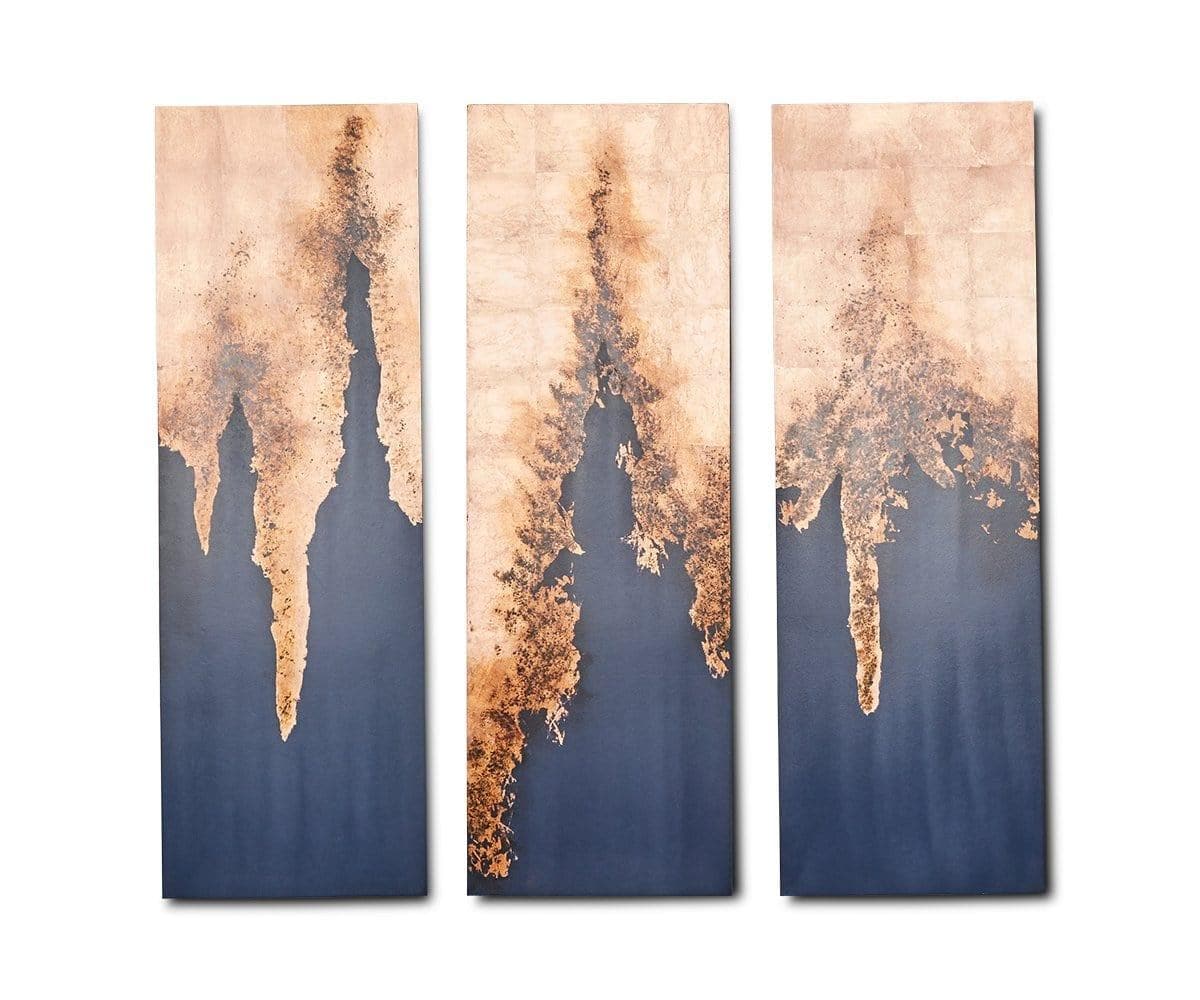Cascading Copper Wall Art Dania Furniture