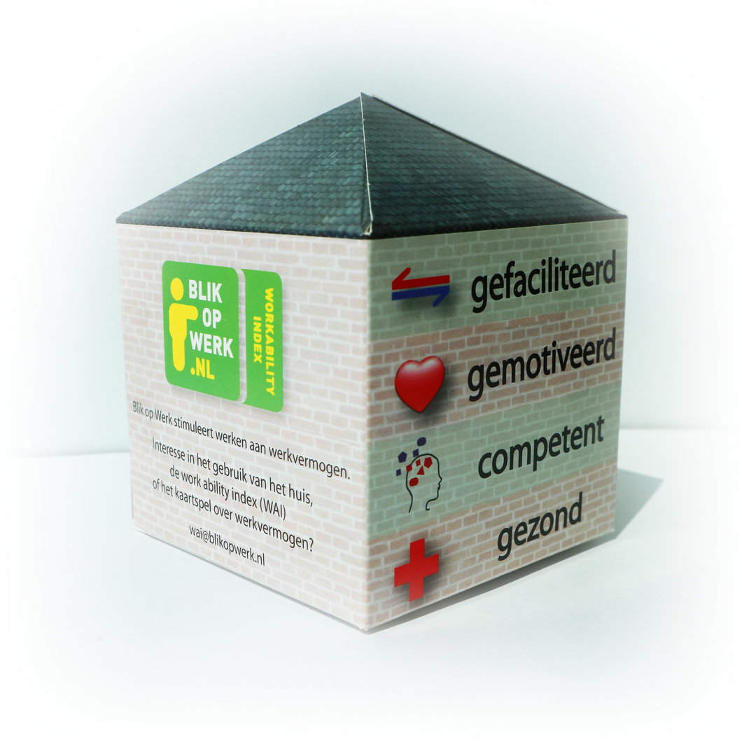 Bouwplaat Huis Van Werkvermogen Blik Op Werk