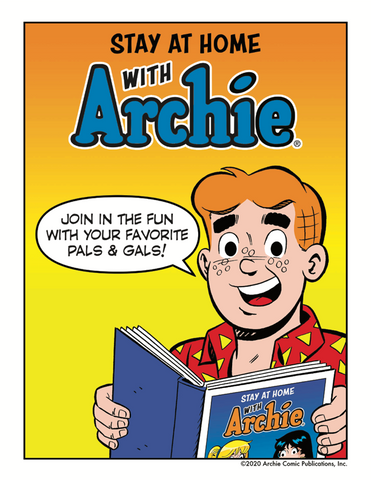 Stay At Home With Archie Activity Pack 1 Free Instant Printable Pdf Archie Comics