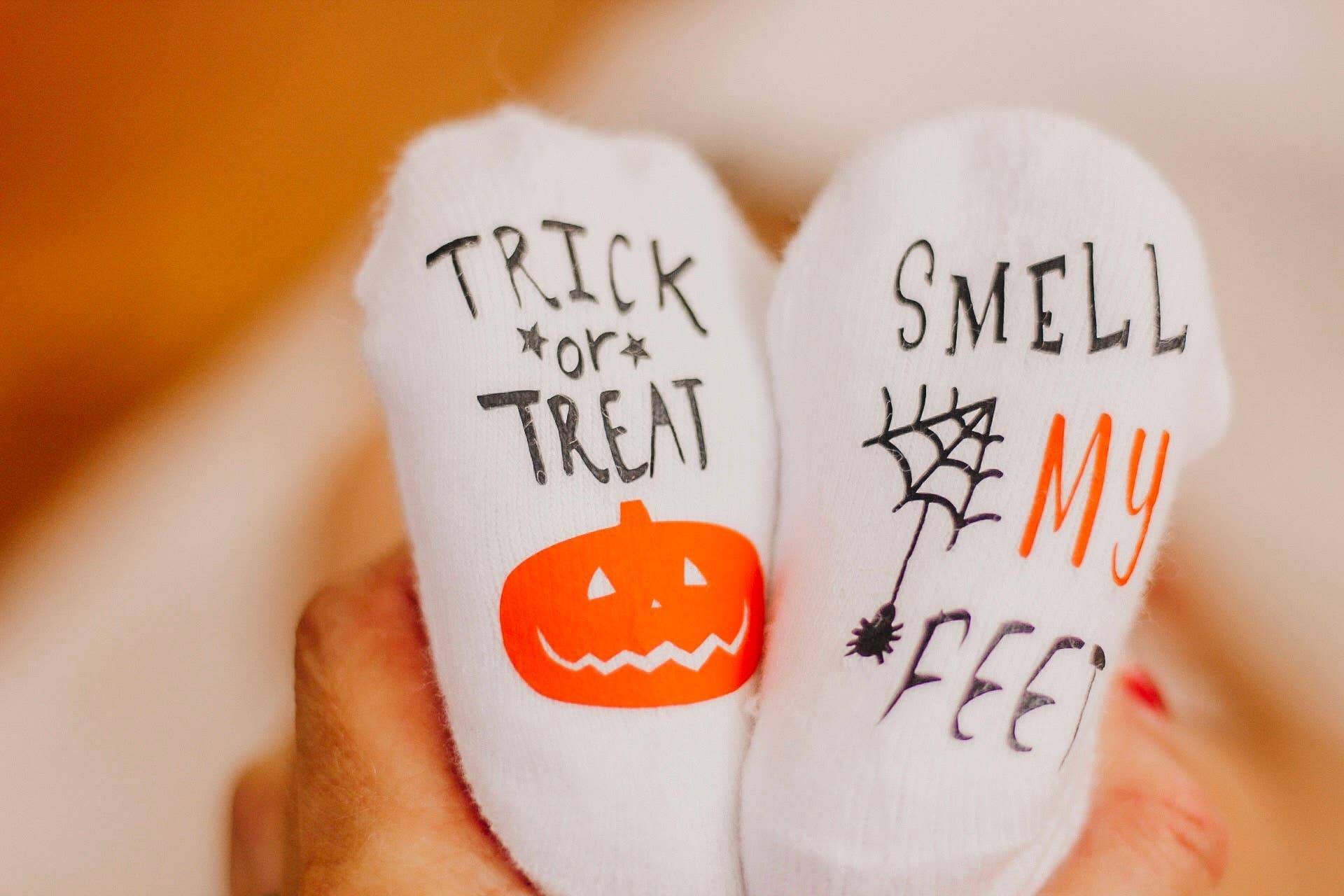 Trick Or Treat Smell My Feet Baby Socks Happy Beehinds Modern Cloth Diapers