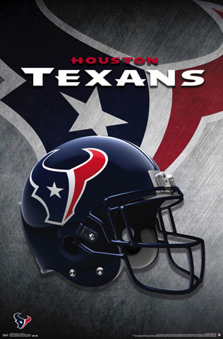 Houston Texans Official Nfl Football Team Helmet Logo Poster Trends Sports Poster Warehouse