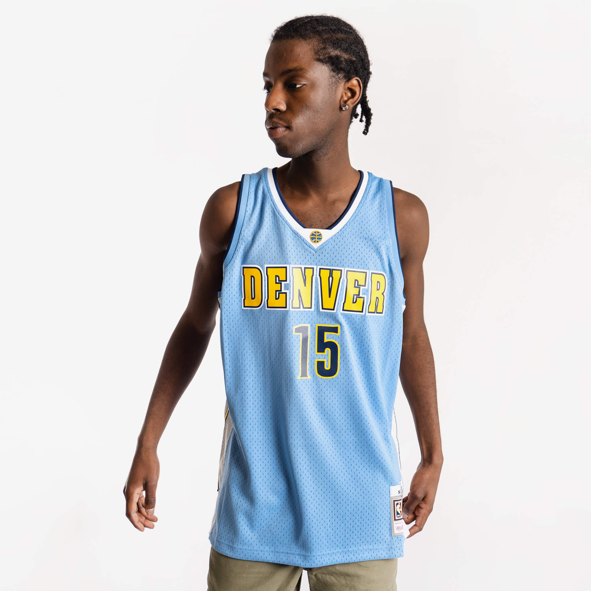 Nikola Jokic Denver Nuggets Hardwood Classics Throwback Nba Swingman J Basketball Jersey World