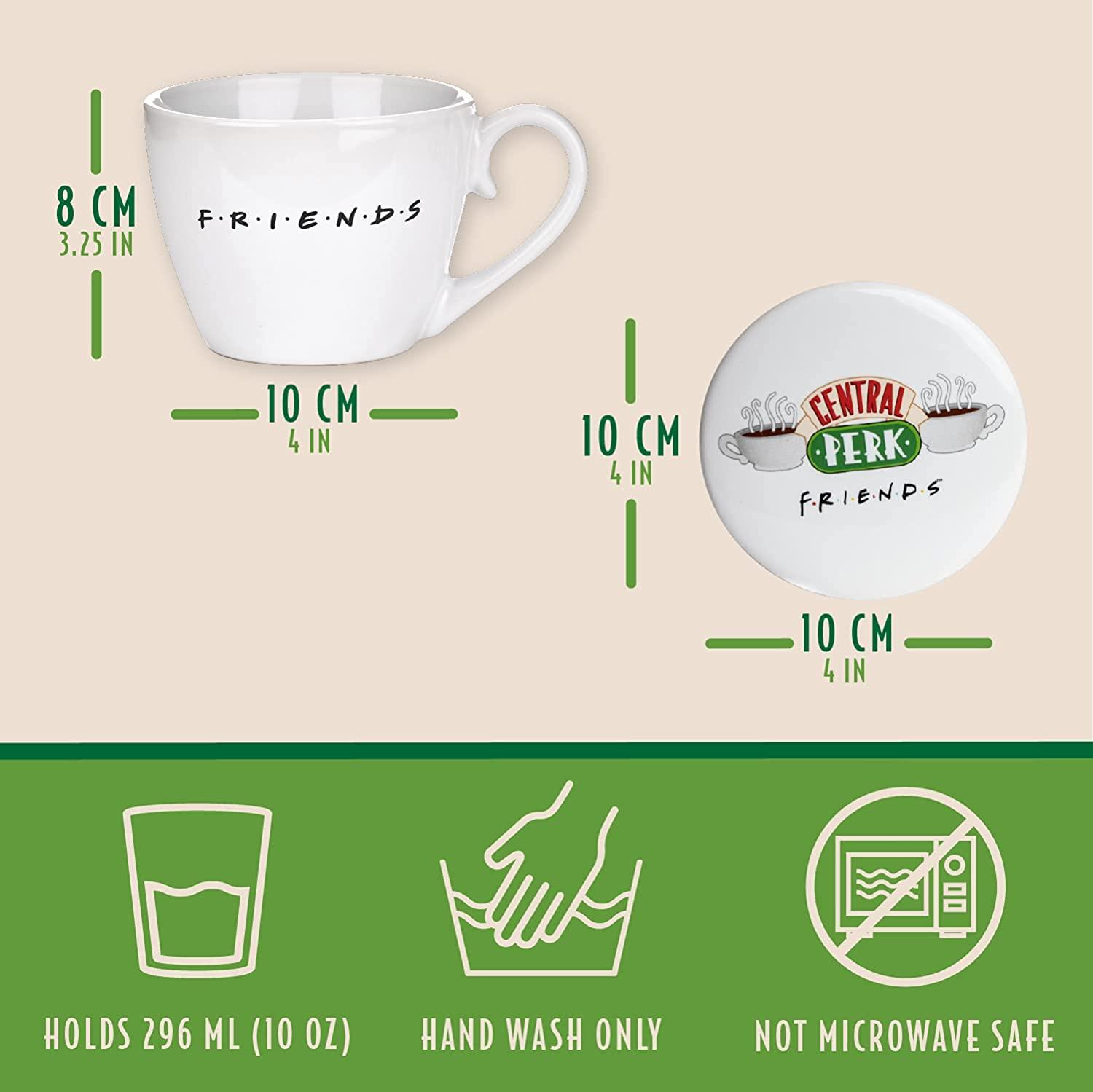 Friends Central Perk Mug And Coaster Gift Set Gamestore Mt Powered By Flutisat