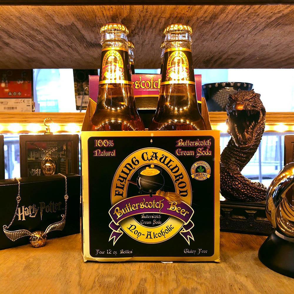 Pack X4 Bieraubeurre Harry Potter Butterbeer Sans Alcool Flying Caul