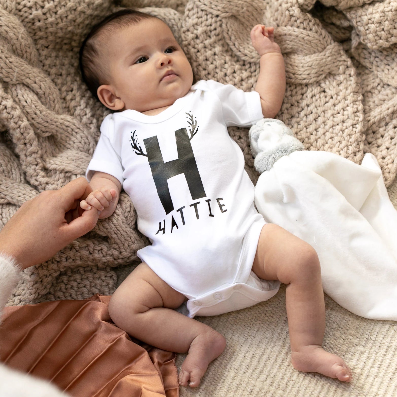 Personalised First Christmas Babygrow Clouds And Currents