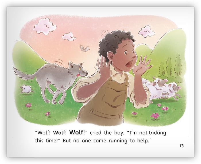 The Boy Who Cried Wolf Big Book Fables The Real World Hameray Publishing